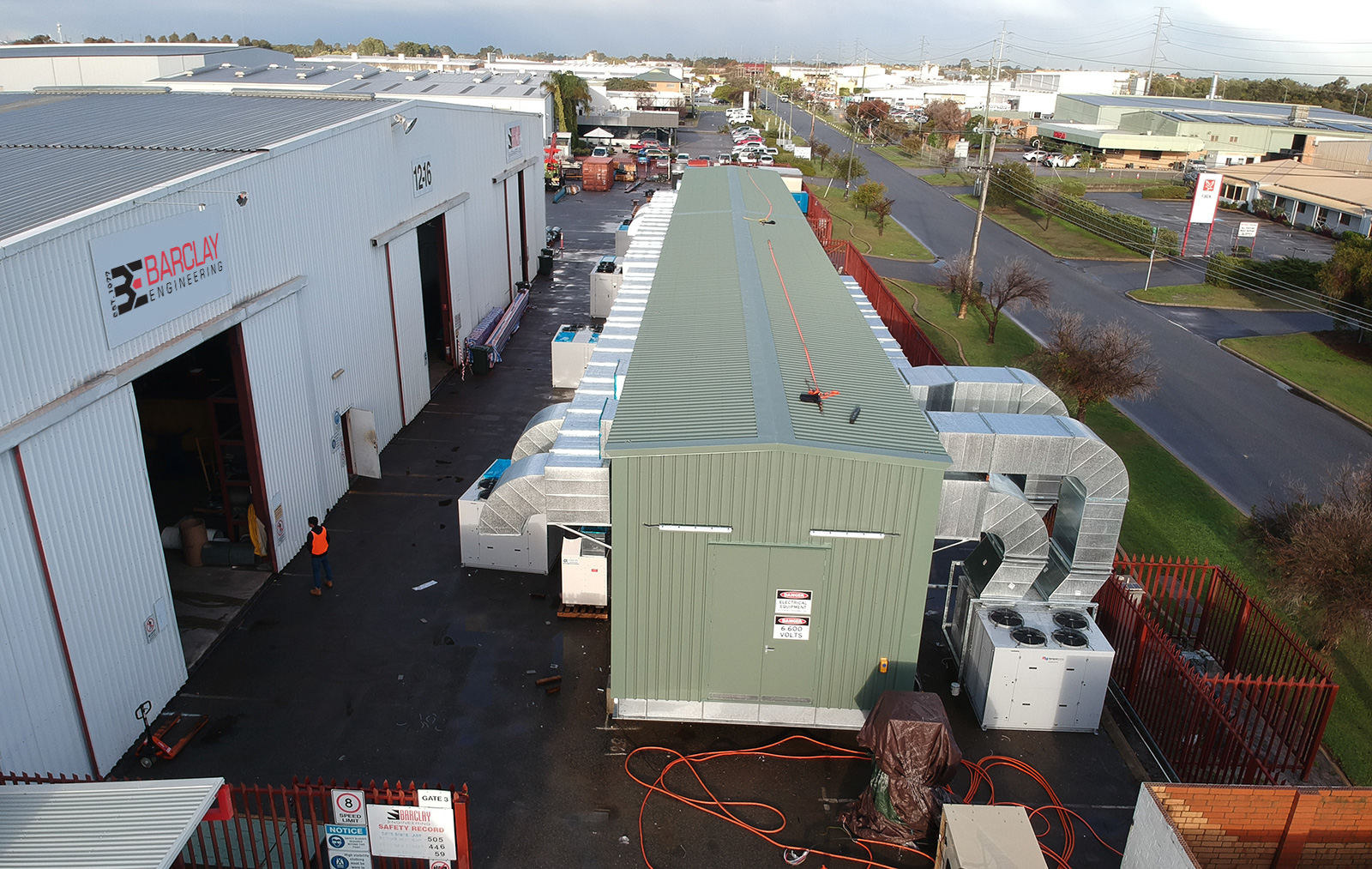 transportable switchroom Perth — Barclay Engineering